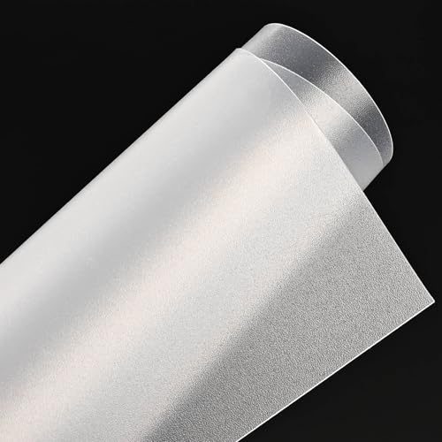 Large Pp Plastic Sheet 100×100cm 0.3 1mm Frosted Polypropylene Panel Semi-Transparent Matte Board For Light Diffuser Backdrop Table Cover Craft Use(0.5mm) - size: 0.5mm