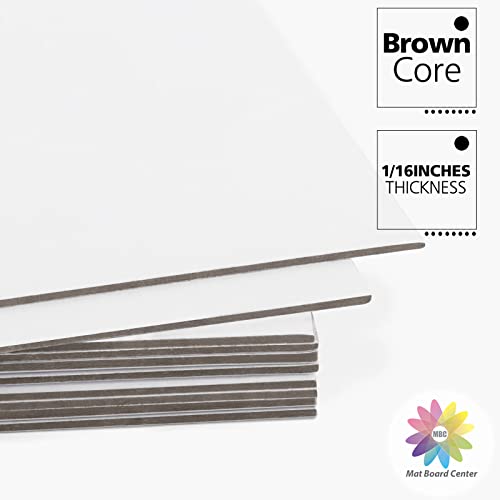 Mat Board Center, 10 Pack 13x19 White Backing Boards, Cardboard for Arts, Prints, Frames, Photos and More - size: 13x19