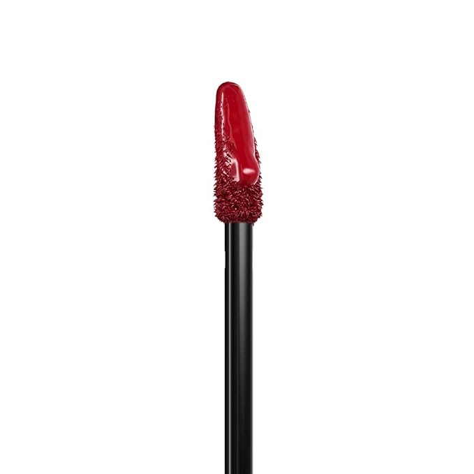 MAYBELLINE Super Stay Vinyl Ink Longwear No-Budge Liquid Lipcolor Makeup Bundle with Cranberry Red 0.14 fl oz and Pink 0.14 fl oz