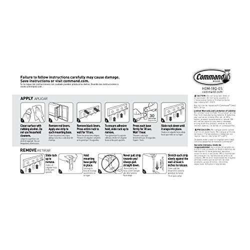Command HOM-18Q-ES Key Rail, 0, Quartz