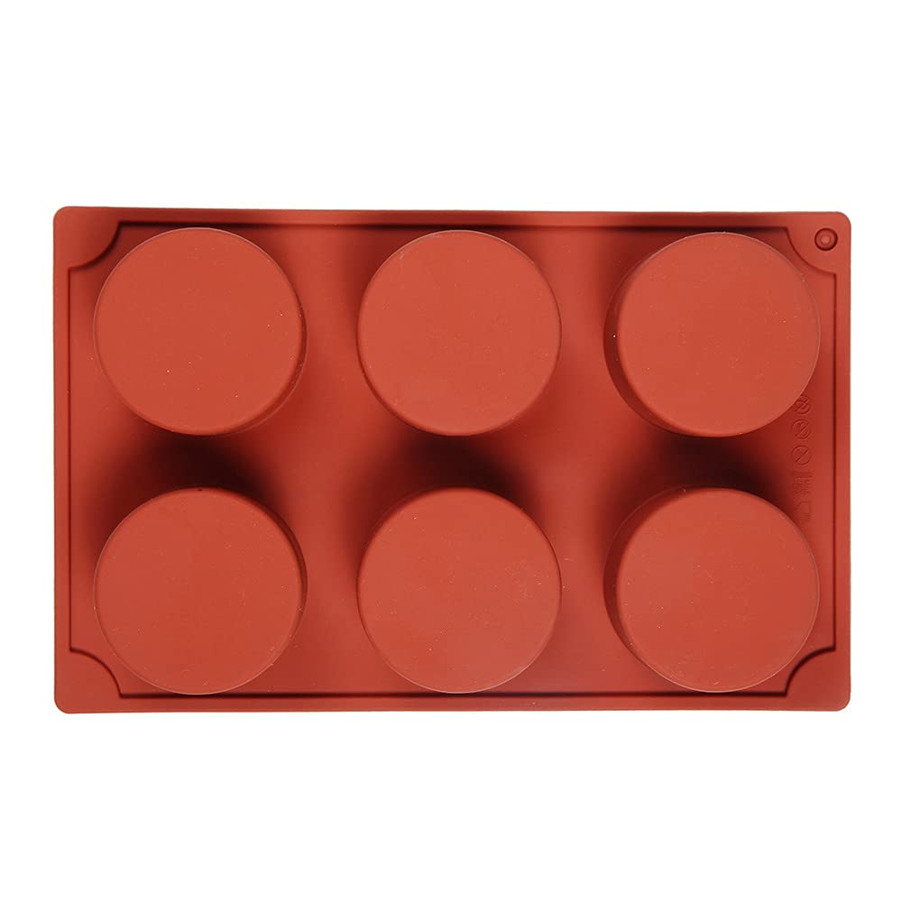 Silicone 11/8/6 Cavity Cylinder Shape Cake Mold For Baking Dessert Ice-Creams Mousse Mould Fondant Decorating Tools (6 Cavity)