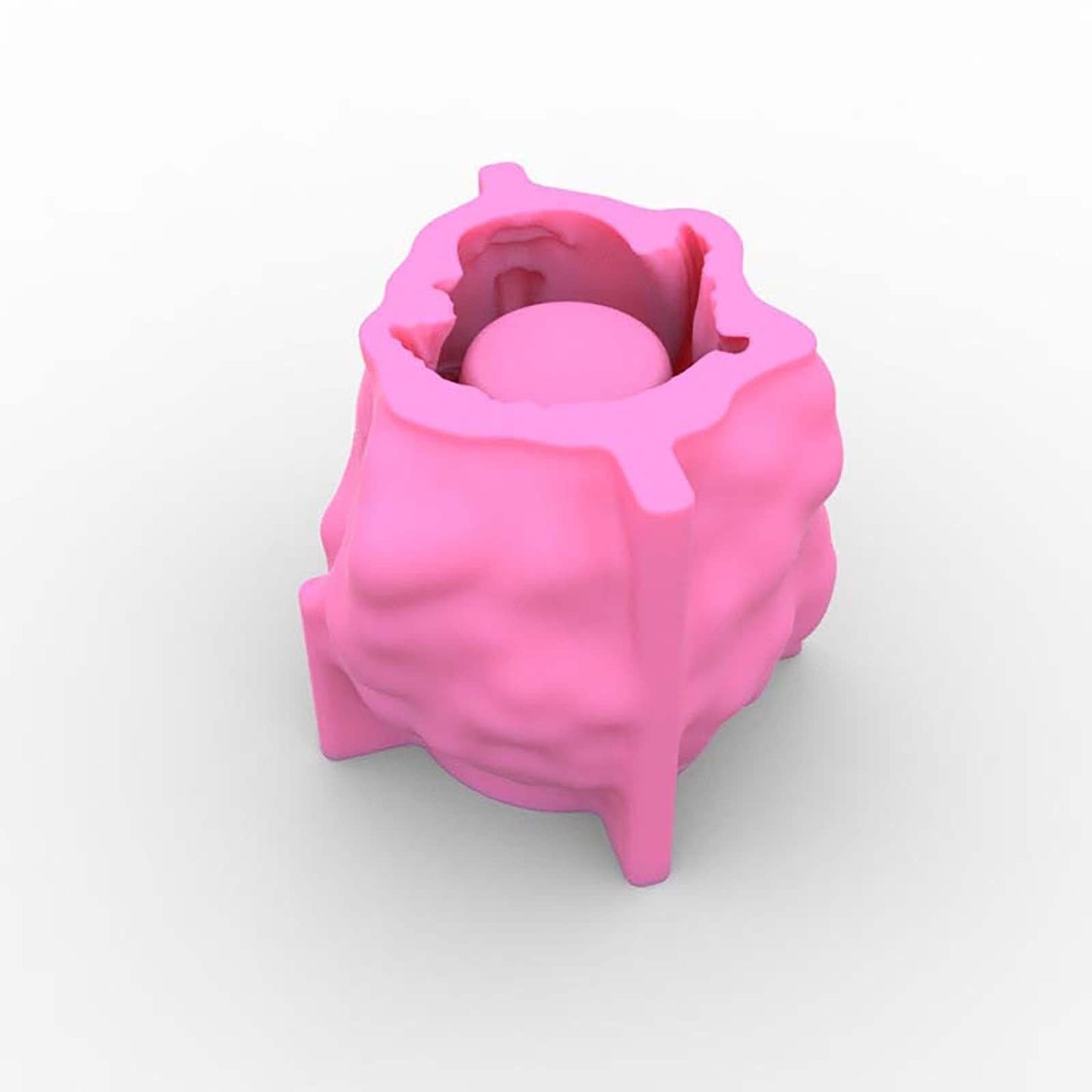 Flower Pot Mould for Cement Silicon DIY Concrete Plant Vase Moulds Handmade Home Decoration Tool Pen Holder Resin Epoxy Silicone Mold (G61)