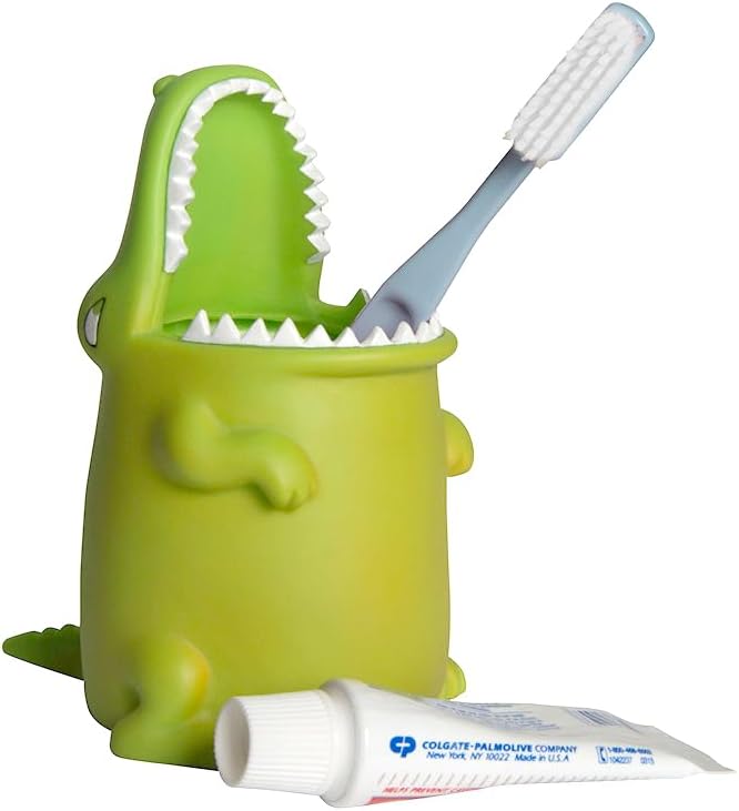 Winkee - Toothbrush Holder Alligator I Practical & Versatile I Custom Toothbrush