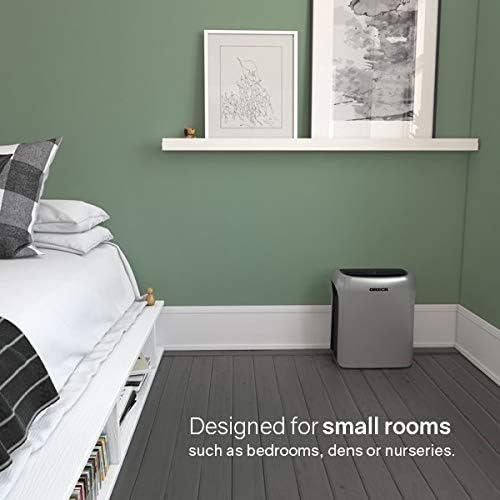 Oreck Air Response Air Purifier, Powerful HEPA and Carbon Filtration, For Small Rooms, Captures 99% of Particles, Dust, Pollen, Pet Dander and Smoke, Quiet Air Purifiers for Home