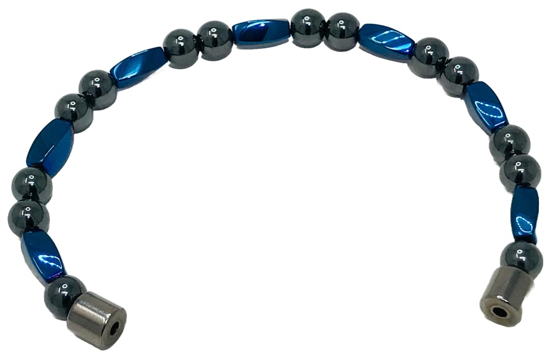High Power Magnetic Hematite Bracelet (8 Inches)