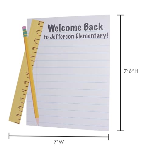 Anderson's Giant Custom Notebook Paper Backdrop Kit, Décor, Photo Ops, School Events, 24SAZ67-M