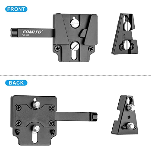 Fomito V-Mount V-Lock Base Station Quick Release Plate VK-02 - color: VK02
