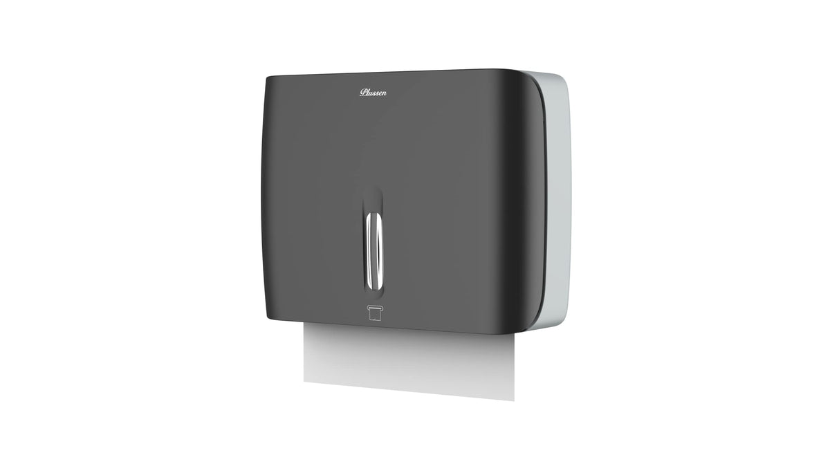 Paper Towel Dispenser Wall Mount Commercial with Key Lock Compact Multifold Paper Towels Dispenser Wall Mount Folded Hand Towel Dispenser Holder for Bathroom Office Kitchen