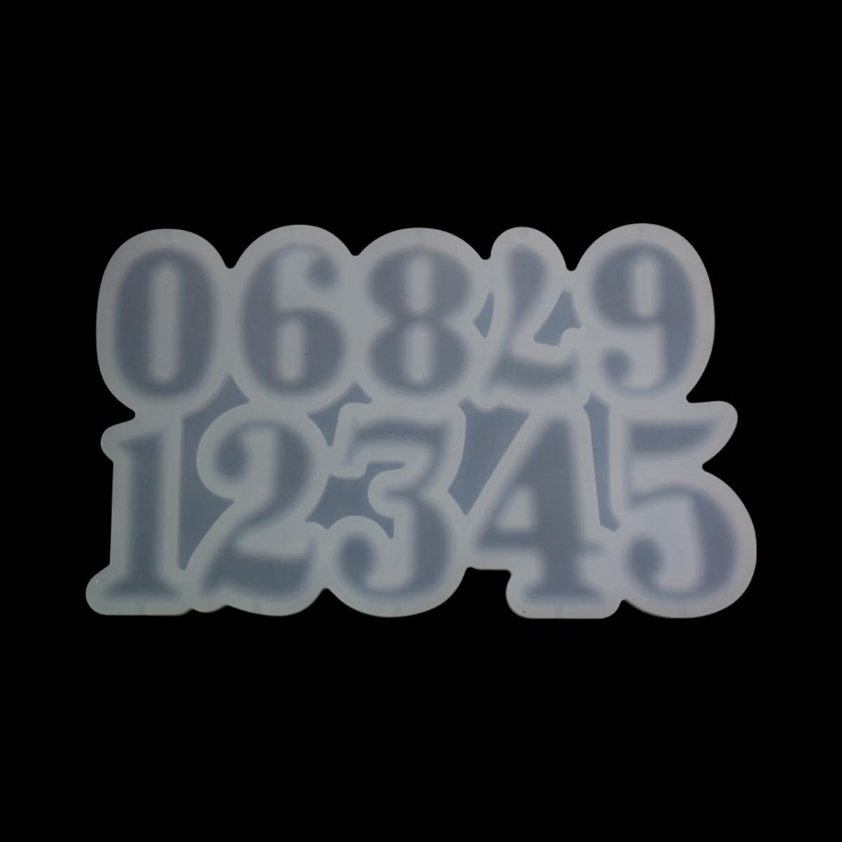mostsom 2pcs/lot Number Shaped Baking Mold DIY Lollipop Numeric Modeling Silicone Chocolate Candy Mould Birthday Cake Decoration Kitchen Tools (D_ Number)