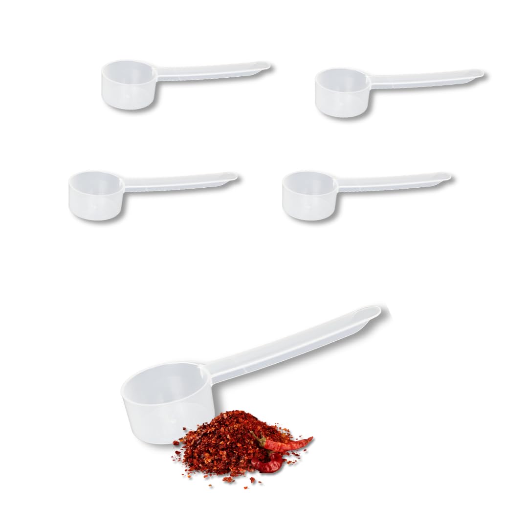 4 Pack 1 Teaspoon Plastic Measuring Scoop