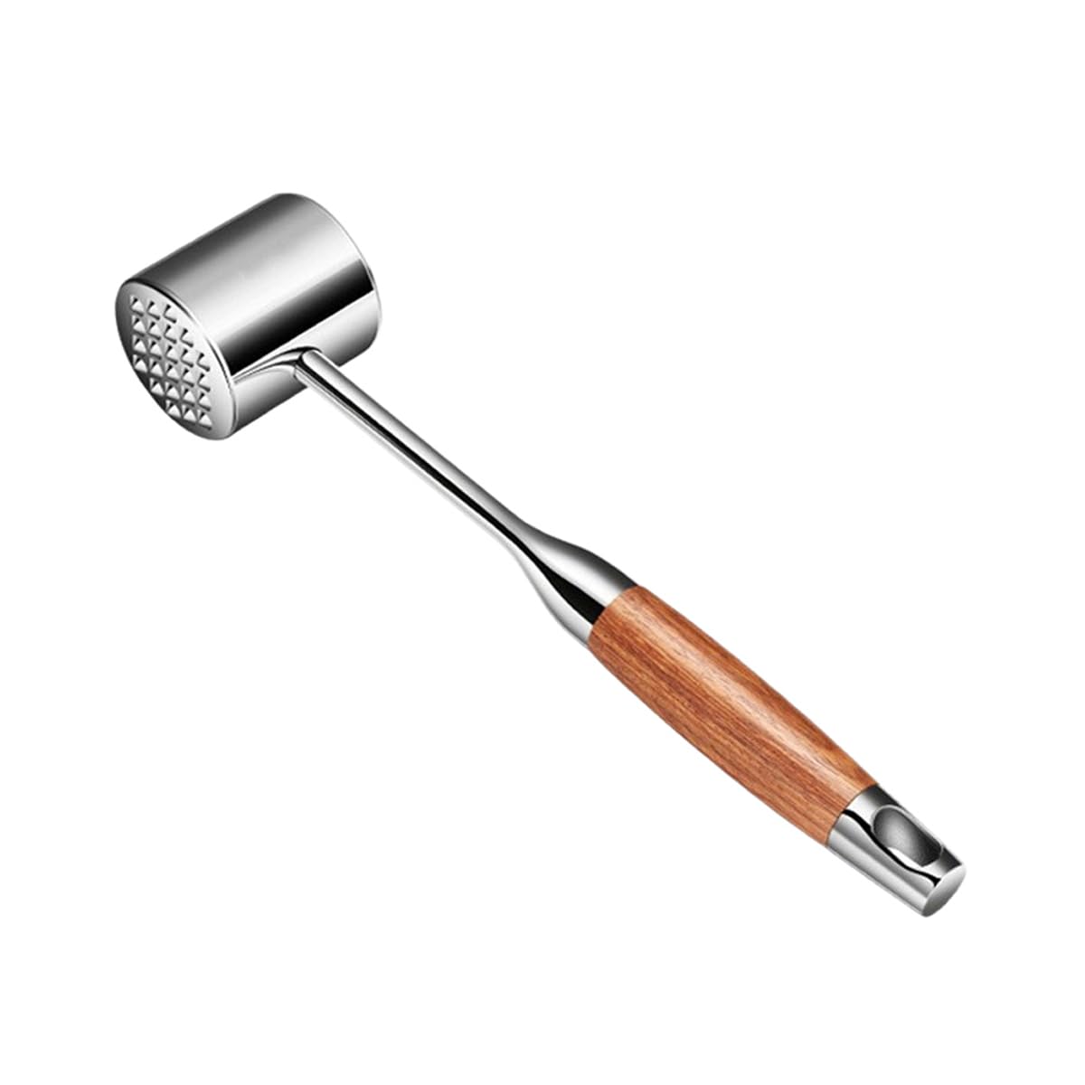Aideart Meat Pounder,kitchen mallet 304SS,Meat Mallet Meat Hammer Meat Beater for Tenderizing and Flattening Meat,Meat Pounder Tenderizer for Pounding Meats, Hanging Loop,(Rosewood)