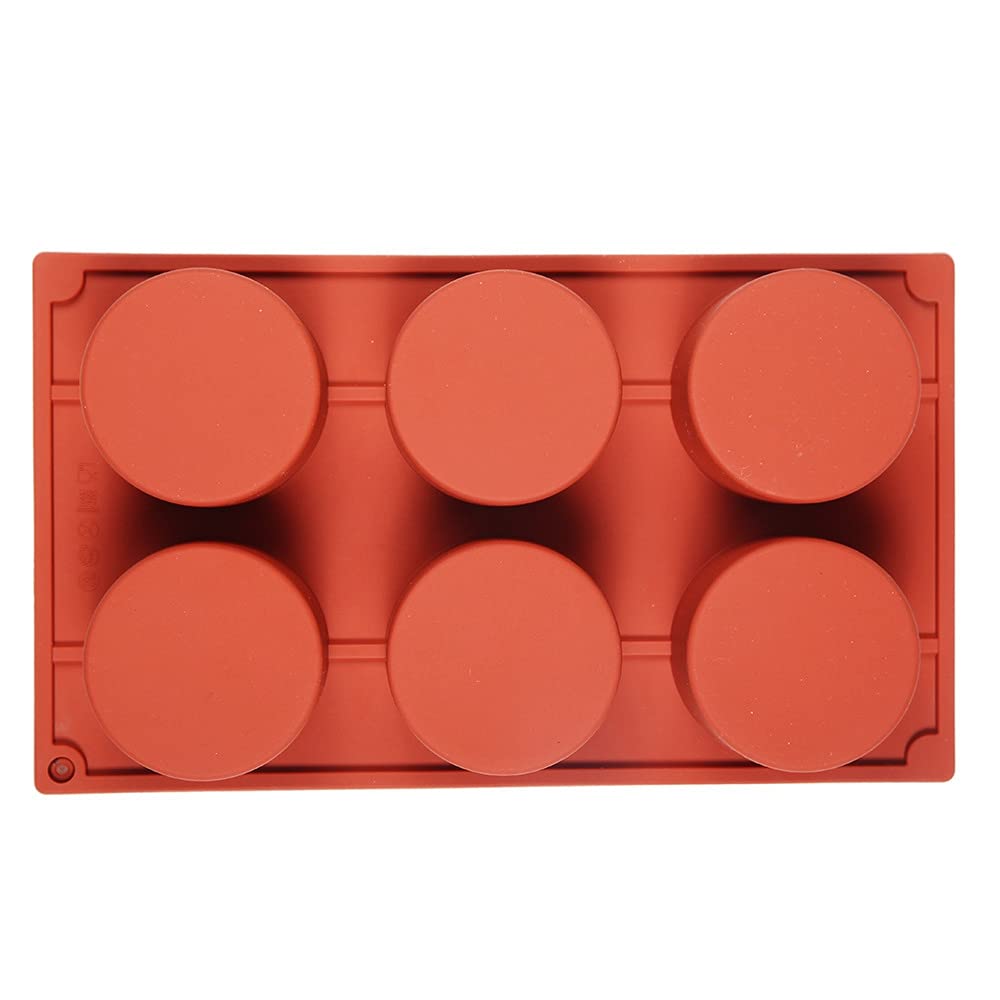 Silicone 11/8/6 Cavity Cylinder Shape Cake Mold For Baking Dessert Ice-Creams Mousse Mould Fondant Decorating Tools (6 Cavity)