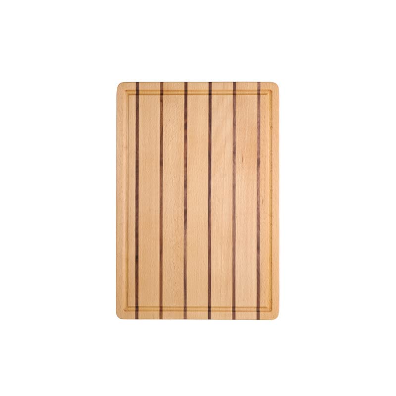 Premium Solid Wood Cutting Board for Steak & Pizza - 13"x9"x0.8" Chopping Block for Kitchen & Restaurant, Perfect for Meat Preparation and Serving