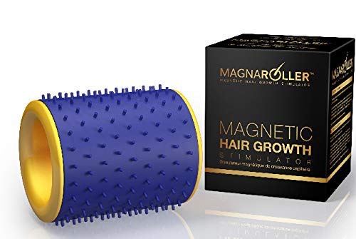 MagnaRoller Scalp Massager for Hair Growth - Hair Loss Treatment for Men and Women with Thinning, Dry and Dull Hair - Increases Blood Flow to Scalp & Hair follicles for Thicker, Healthier Hair.