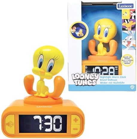 LEXiBOOK, Titi Nightlight Alarm Clock, RL800TW