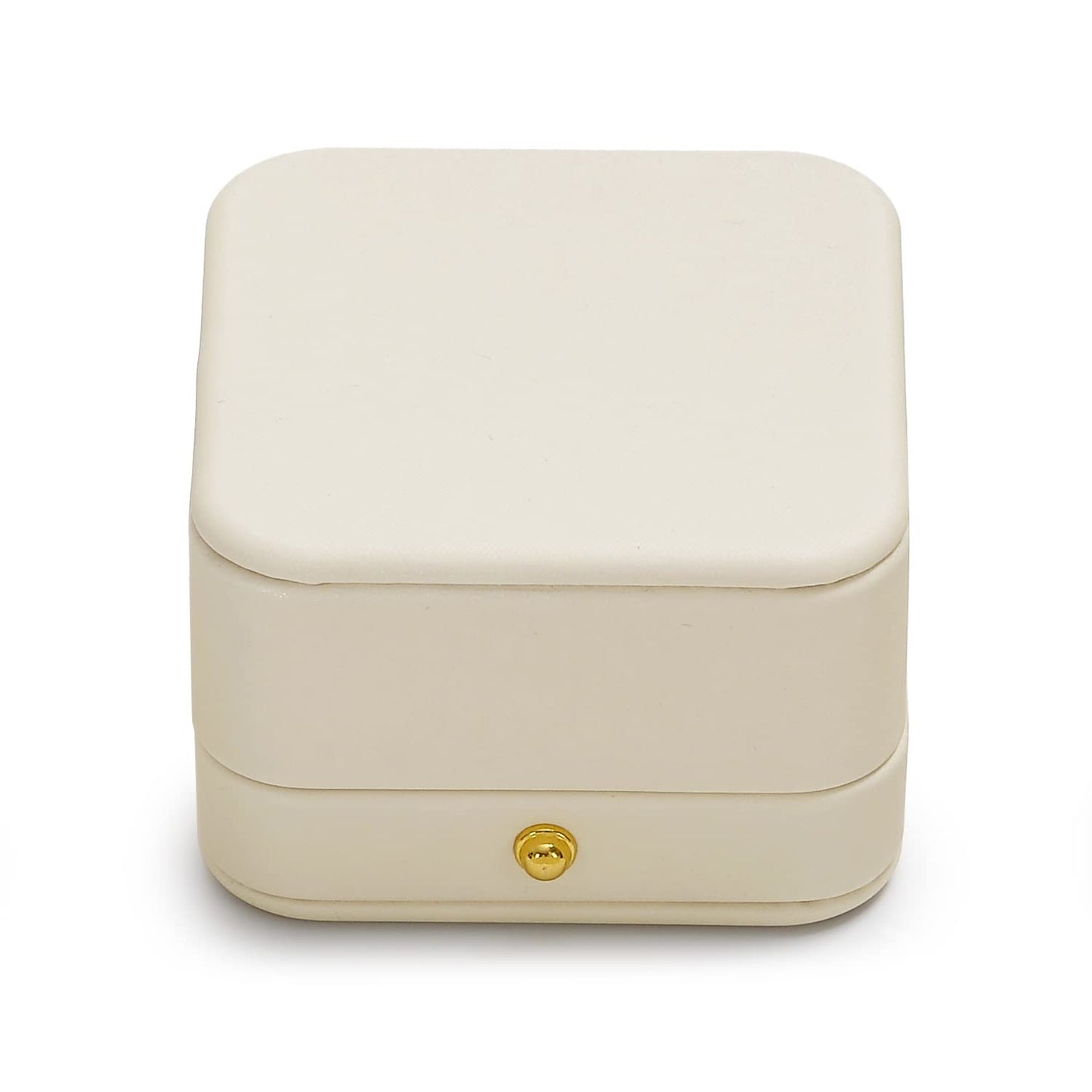 Oirlv Premium Leather Necklace Gift Box White Necklace Boxes for Jewelry Gift Velvet Interior Pendant Box