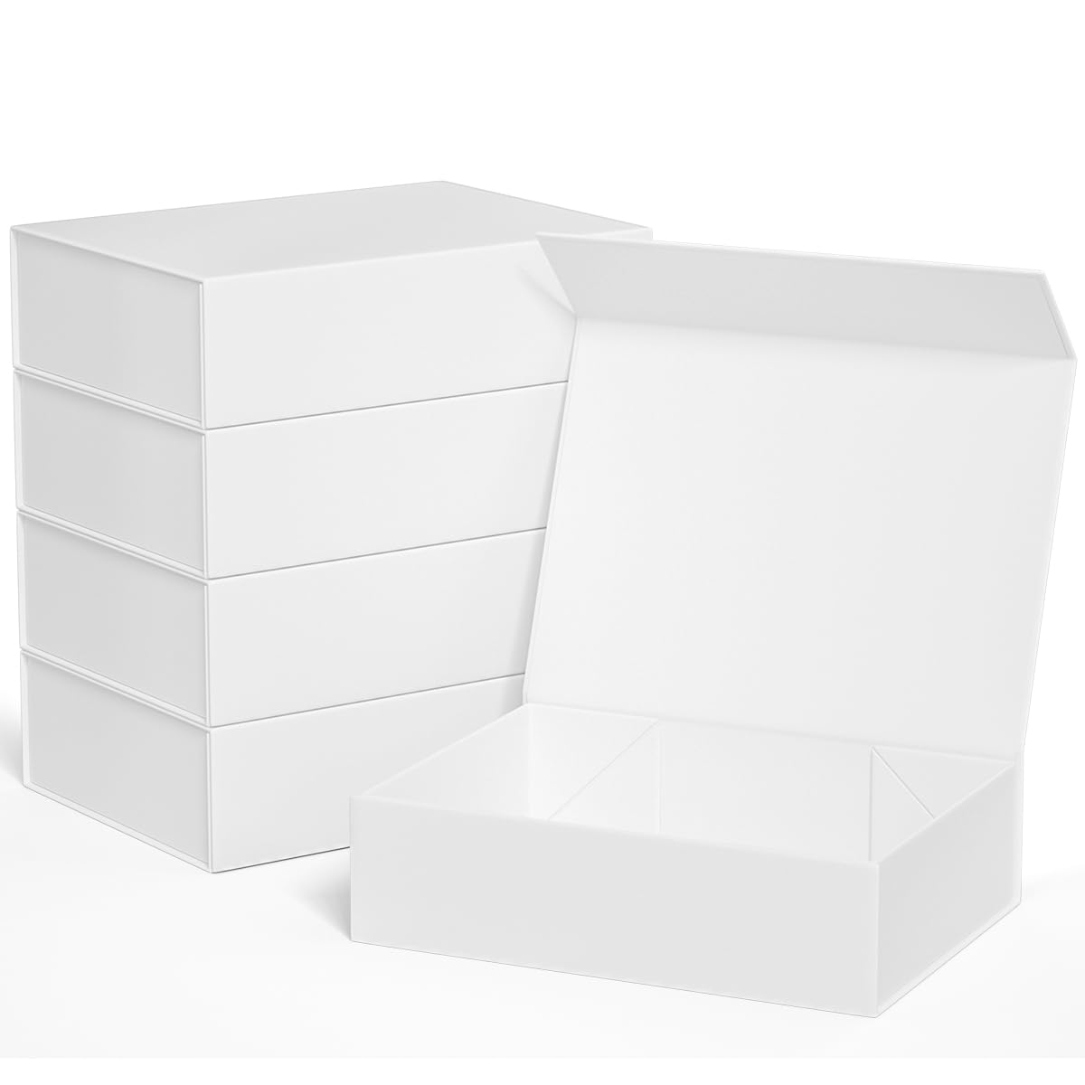 White Gift Boxes 11.9" x 8.5" x 3.3" with Magnetic Closure Lid Gift Box for Presents,Bridesmaid Gifts Boxe,Cute Boxes,Birthday Gift Box,Luxury for Gift Packaging, Magnetic Gift Boxe for Wrapping Gifts