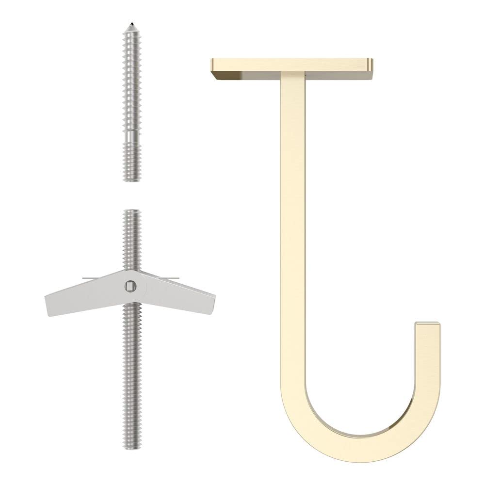 National Hardware N275-533 Extended Ceiling Hook, 5", Brushed Gold