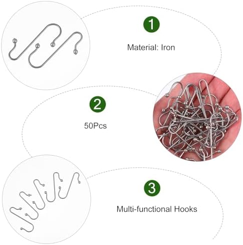 PRETYZOOM 100pcs Art Christmas Tree Hanging Hooks Xmas Decorative Accessories for Ornament Display for Holiday Decorating