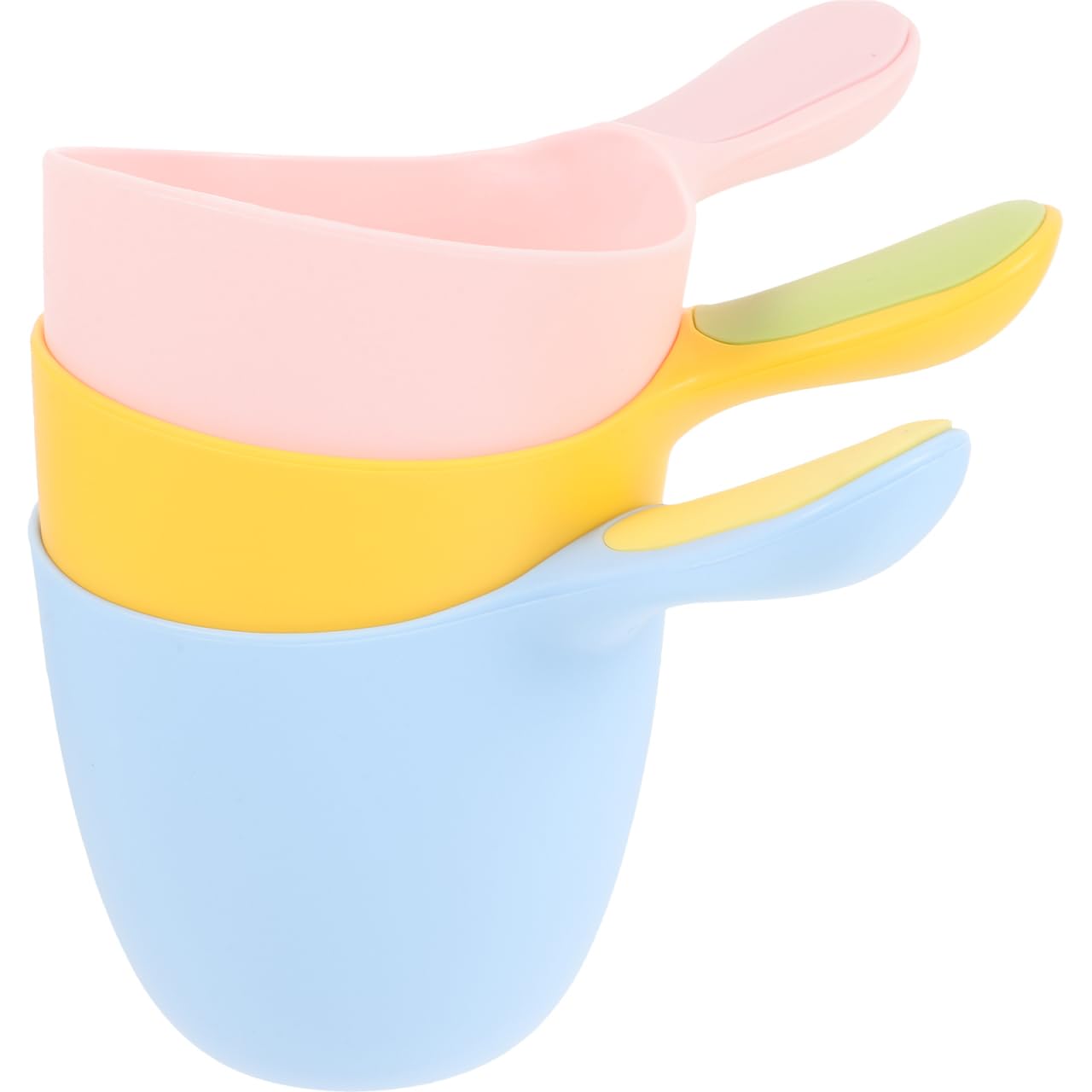 CHILDWEET 3pcs Bath Ladle Multi-purpose Water Scoops for Portable Water Dippers for Bathing Rinsing and Essential Bathroom Utensils