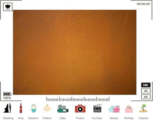 Trykid 15x8ft Terracotta Stucco Backdrop Textured Orange Wall Smooth Matte Finish Photography Background Rustic Exterior Tapestry Party Decoration Photo Studio Prop Fabric - size: 15x8ft