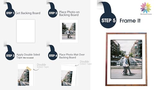 Mat Board Center, 10 Pack 20x24 White Backing Boards, Cardboard for Arts, Prints, Frames, Photos and More - size: 20x24