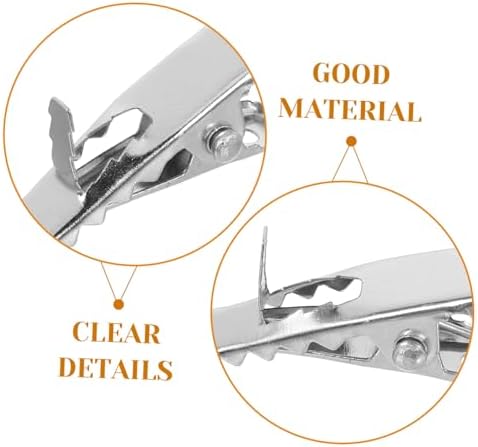 100pcs Alligator Clips for Christmas Tree Wreath Decorations Strong Clamping Ornament Clips for DIY Crafts Versatile for Holiday Displays