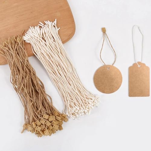 100pcs Ornament Hangers String, 7.87 Inch Precut Metallic Tinsel Rope Ornament Hanging Ropes with Snap Fastener for Christmas Tree Baubles Tags Party Favor, Silver