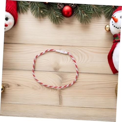 500pcs Ornament Snap-Locking Ropes: Cotton Fabric Strings with Snap Clasps - Outdoor Christmas Tree Ribbon Hanger for Porch Lighting Bauble