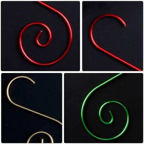 Beavorty 80pcs Christmas Tree Hook Metal Garland Hook for Ornament Hanging