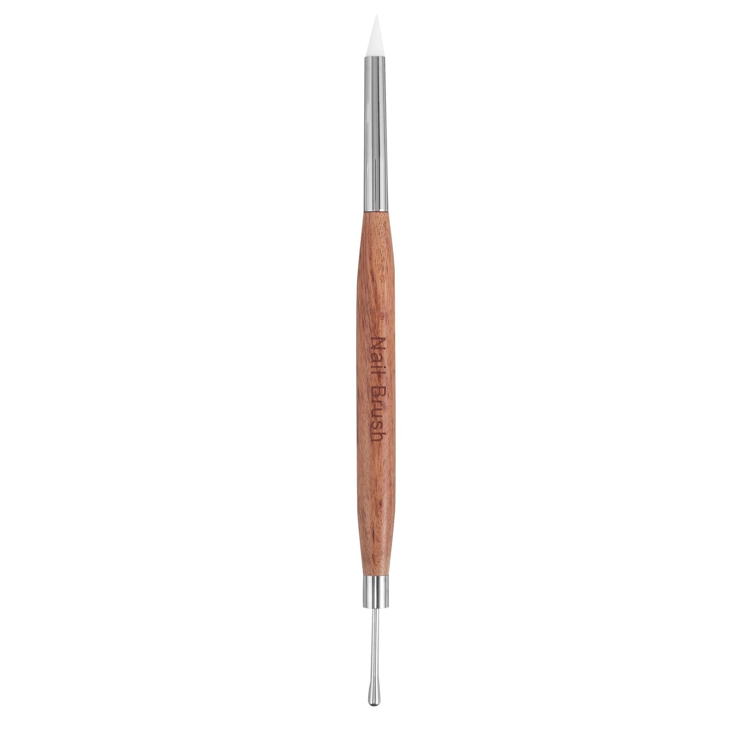 PLAFOPE Nail Art Pen Double Headed Gel Polish Brush 6.49In Nail Design Tool for Sculpting Dotting Drawing and Embossing Precision Manicure Accessory