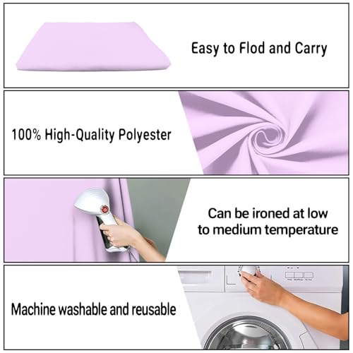 Light Purple Photo Backdrop for Photoshoot 6x9ft, Zoom Meeting Photography Backdrop Studio Shooting Props - color: Light purple, size: 6X9ft