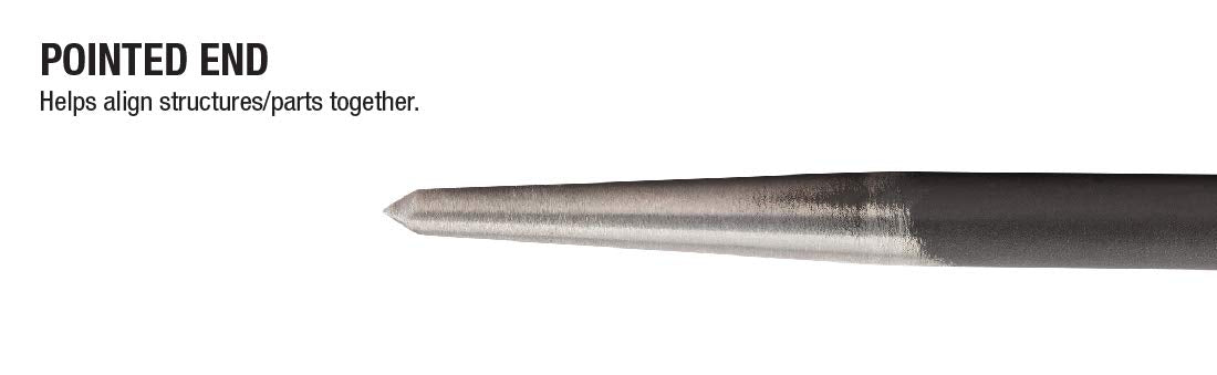 SUNEX TOOLS 9804 Rolling Head Pry Bar Set, 6-Inch - 20-Inch, 4-Piece