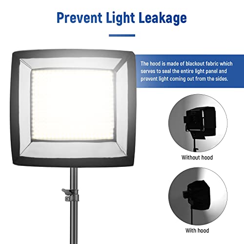 NEEWER 12.2"x11.4" Foldable Softbox Diffuser with Grid and Bag for NL660/SNL660/RGB660/RGB660 Pro/RGB660 PRO II LED Video Light Panel, Studio Photo Portrait Photography YouTube Video Soft Lighting - style: Softbox