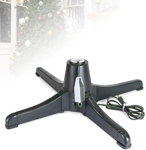360 Degree Rotating Christmas Tree Stand, Electric Adjustable Artificial Tree Stand, Suitable for Malls, Homes