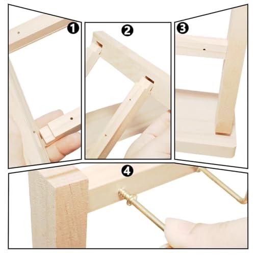 2 Layers of Wooden Display Eacks With Hooks for Necklaces. Rings, Earrings, Bracelets, And Other Jewelry Storage Display Rack - size: 2 Layers