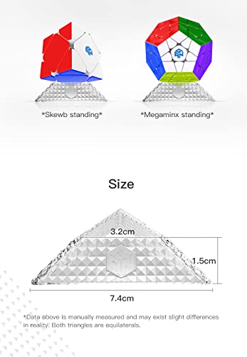 CuberShop GAN V1 Standard Lube and GAN Speed Cube Stand Set (10mL), Professional GAN Lubrication for Speed Cubing, Speed Cube Tripod (Diamond Display Stand) - style: V1+Cube Stand