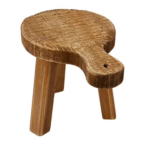 Creative Co-Op Fir Wood Pedestal - color: Natural, size: Round, style: Round