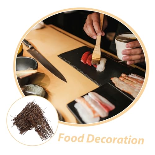6pcs Japanese Sashimi Plate Rustic Sushi Tray Food Photography Props Table Decoration for Japanese Style Cuisine