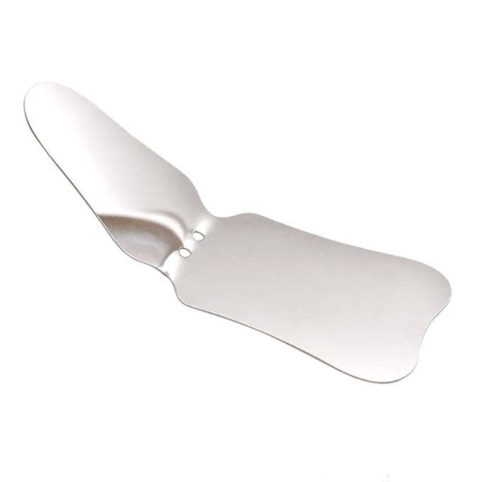 Angzhili 1 piece Dental Photography Mirrors Dental Orthodontic Mirror Stainless Steel Single Sided Photographic Occlusal Mirror,Bendable Dental Oral Mirror Intra-Oral Reflector (B type)