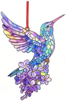 2D Flat Bird Acrylic Window Hanging Ornament Home Wall Decor Suncatcher