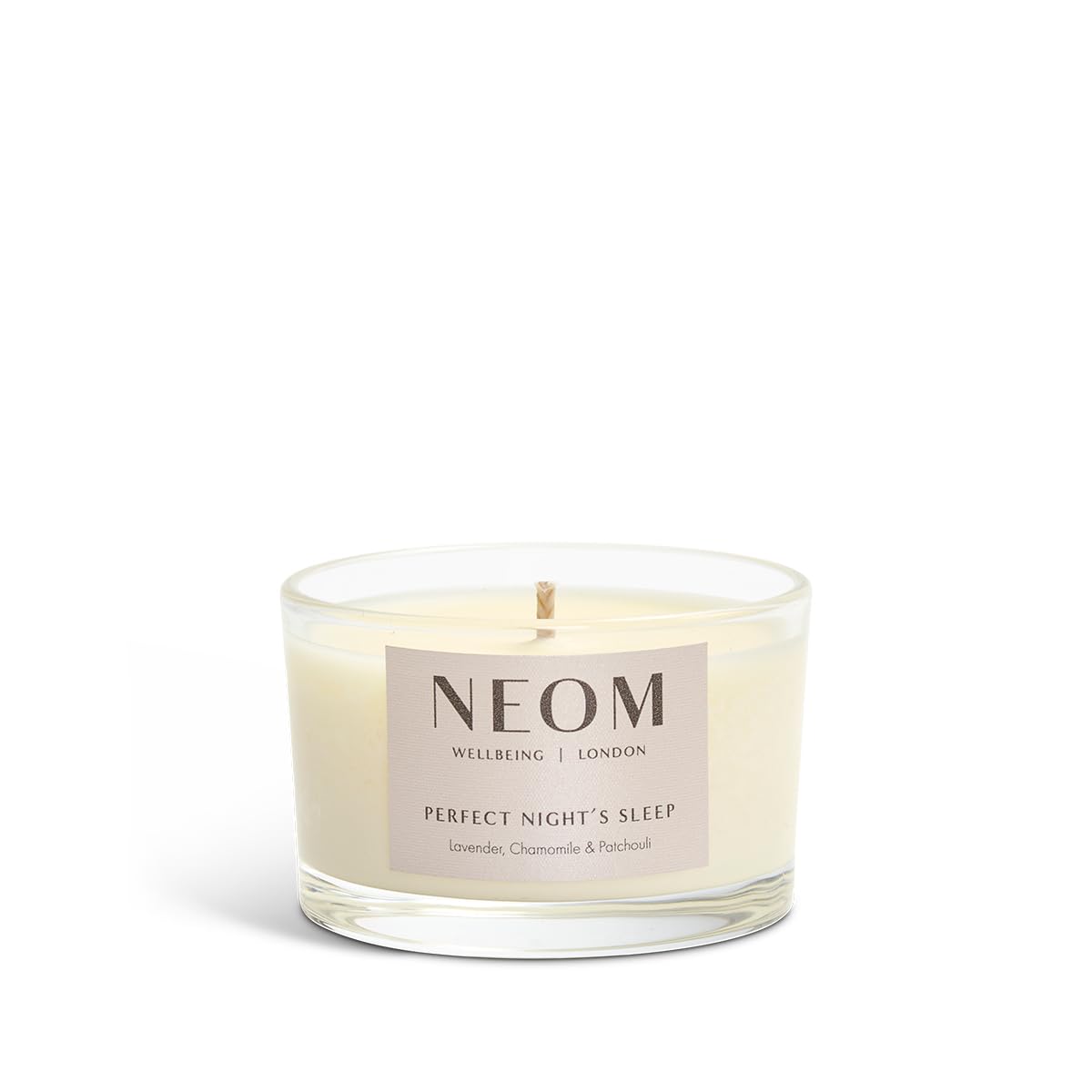'NEOM- Perfect Night's Sleep Scented Candle, Travel Size | Lavender & Jasmine | Essential Oil Aromatherapy Candle | Scent to Sleep