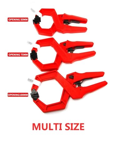2 Pcs Ratchet Spring Clamp DIY Woodworking Tools Plastic Nylon Clamps Photo Background Strong Fixing Clip For Home(9inch) - size: 9inch