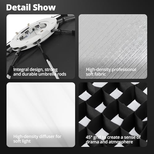 AMBITFUL 24" x 35" Strip Softbox Quick Release with Bowens Mount & Speedlite Bracket for COB Lights, Flash for CB60/CB100, LE200, SL60/SL100, MS300/SK400, V1/V1Pro/V100, AD200 (24" x 35") - color: 24" x 35"