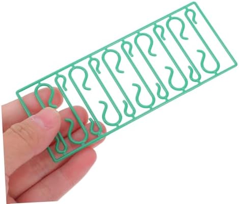 Ipetboom 400pcs Christmas Tree Decoration Hooks Plastic Mini Ornament Hangers for Xmas Baubles Wreaths and Home Seasonal Decor