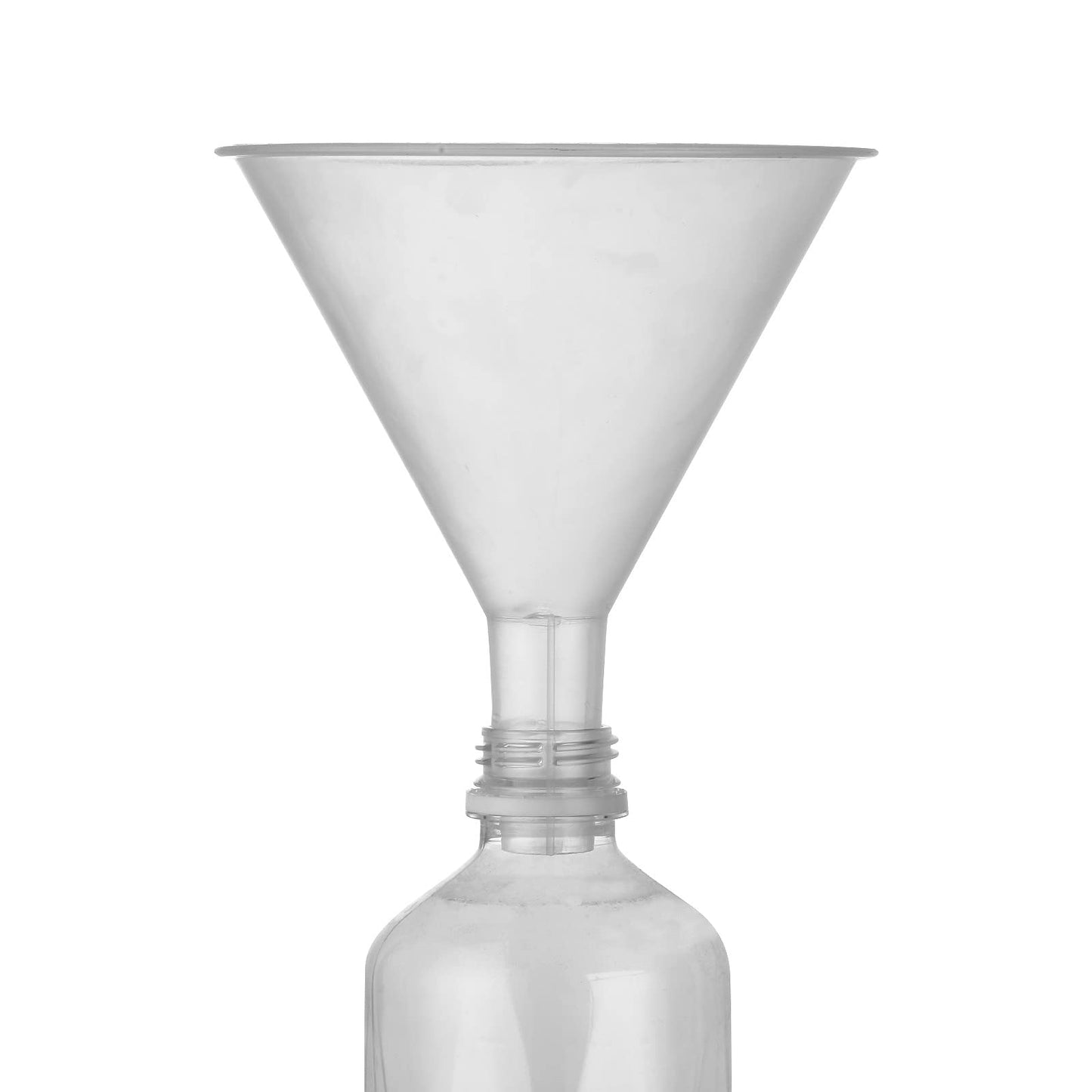 CYEAH 20PCS Plastic Funnels, 4.7 Inch Wide Mouth Clear Plastic Funnels Oil Funnel Liquid Transfer Funnel for Liquid, Spices, Powder, Lotion, Oils