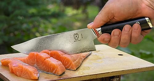 Mercer Culinary M13795 Premium Grade Super Steel, 8-Inch The Hunter Chef's Knife, G10 Handle - style: The Hunter Chef's Knife G10 Handle 8 Inch