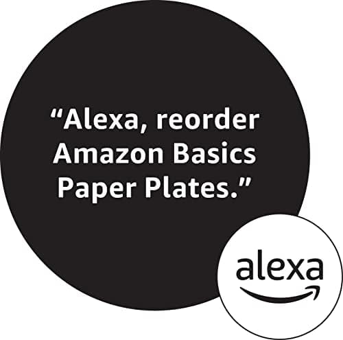 Amazon Basics Ultra Paper Plates, 10 Inch, Disposable, 372 Count (2 pack of 186)