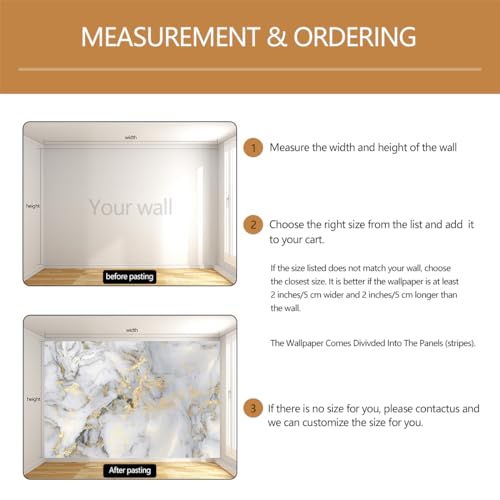 Abstract Marble Wallpaper Gold Art Textured Wall Mural Office Living Room（Not Peel and Stick） - color: Cybh-927, size: 91" x 60"