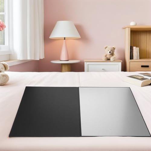 Kichvoe Photography Reflector Cardboard Board A3 Silver Mini Reflective Sheet Portable Light Bounce Panel for Photo Studio Food and Product Photography